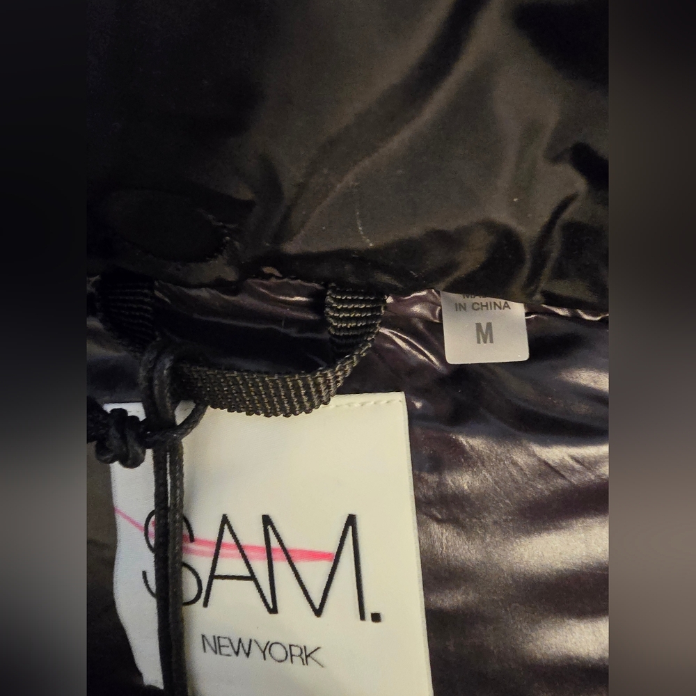 SAM. Addison Detachable hood Down Coat Black Size M - Picture 15 of 16